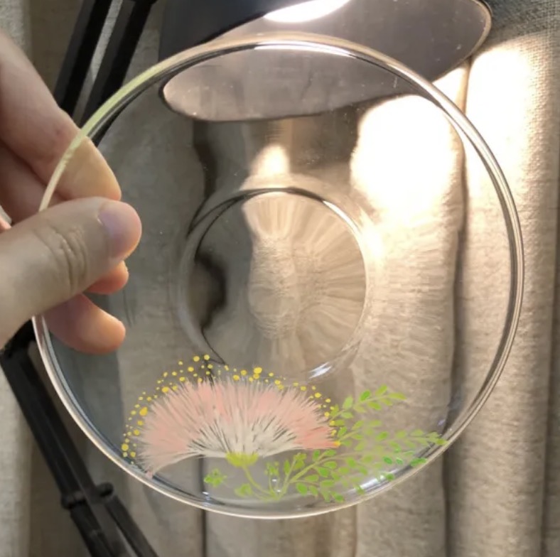 Albizia Flower Plate