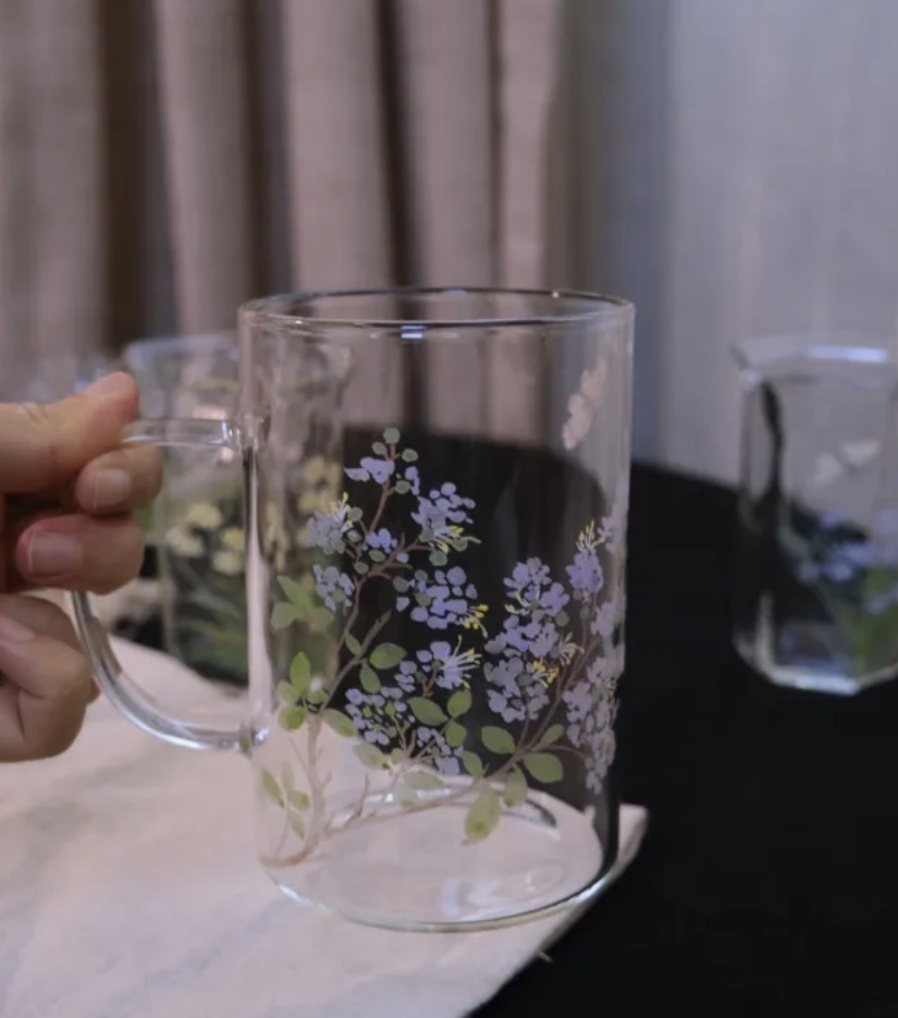 Crape Myrtle Cup with Handle